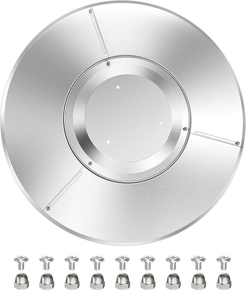 NUPICK Patio Heater Reflector Shield, 33" Propane Outdoor Heaters Replacement Part, Aluminum Heat Reflector Shield Top for Propane Outdoor Heaters - Image 1